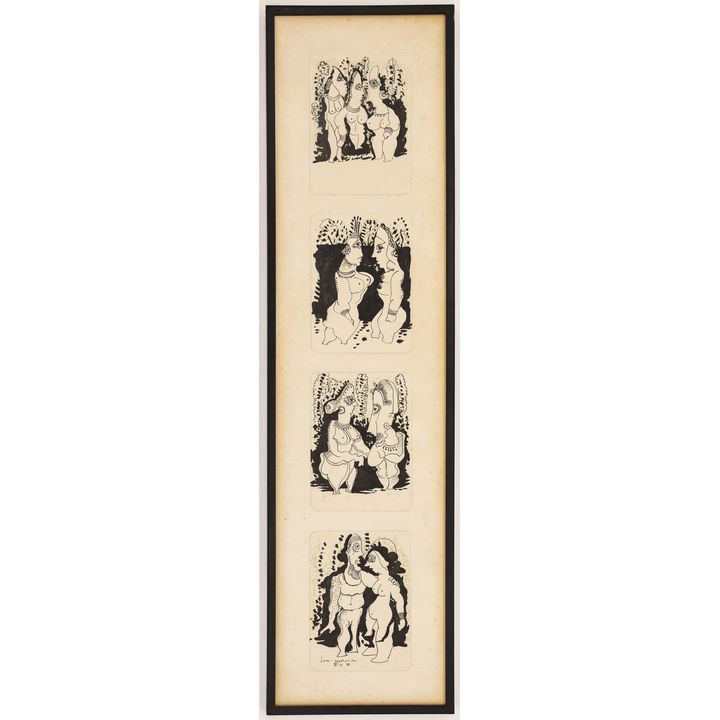 Sunil Madhav Sen ''Four Ink Drawings'' 1970