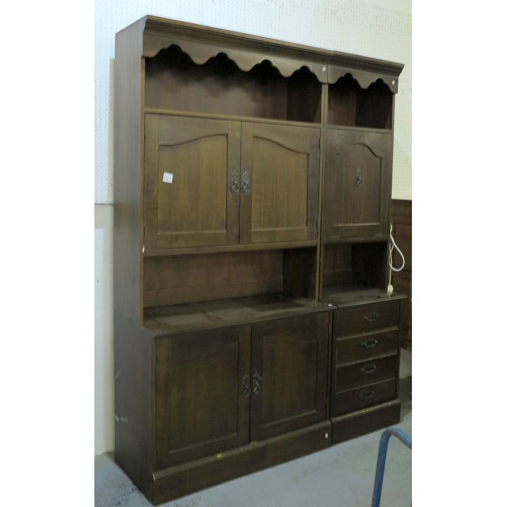 2 PIECE WALL UNIT,
