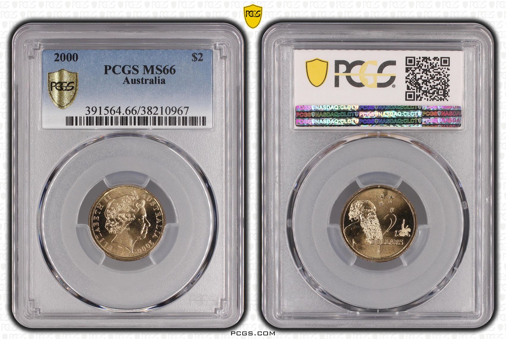 Elizabeth II, Two Dollar, 2000, PCGS MS66