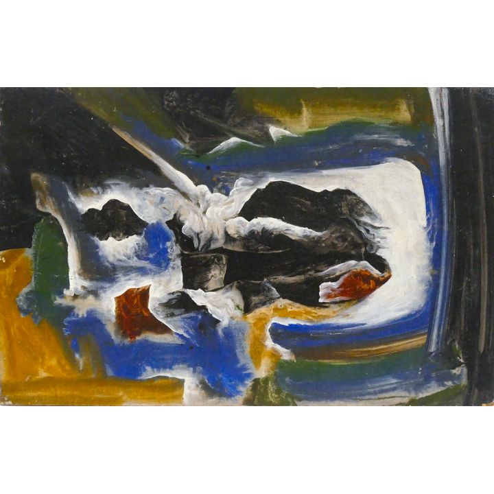 Neil Meitzler ''Mystic Waves'' (Multi-Colored) Casein