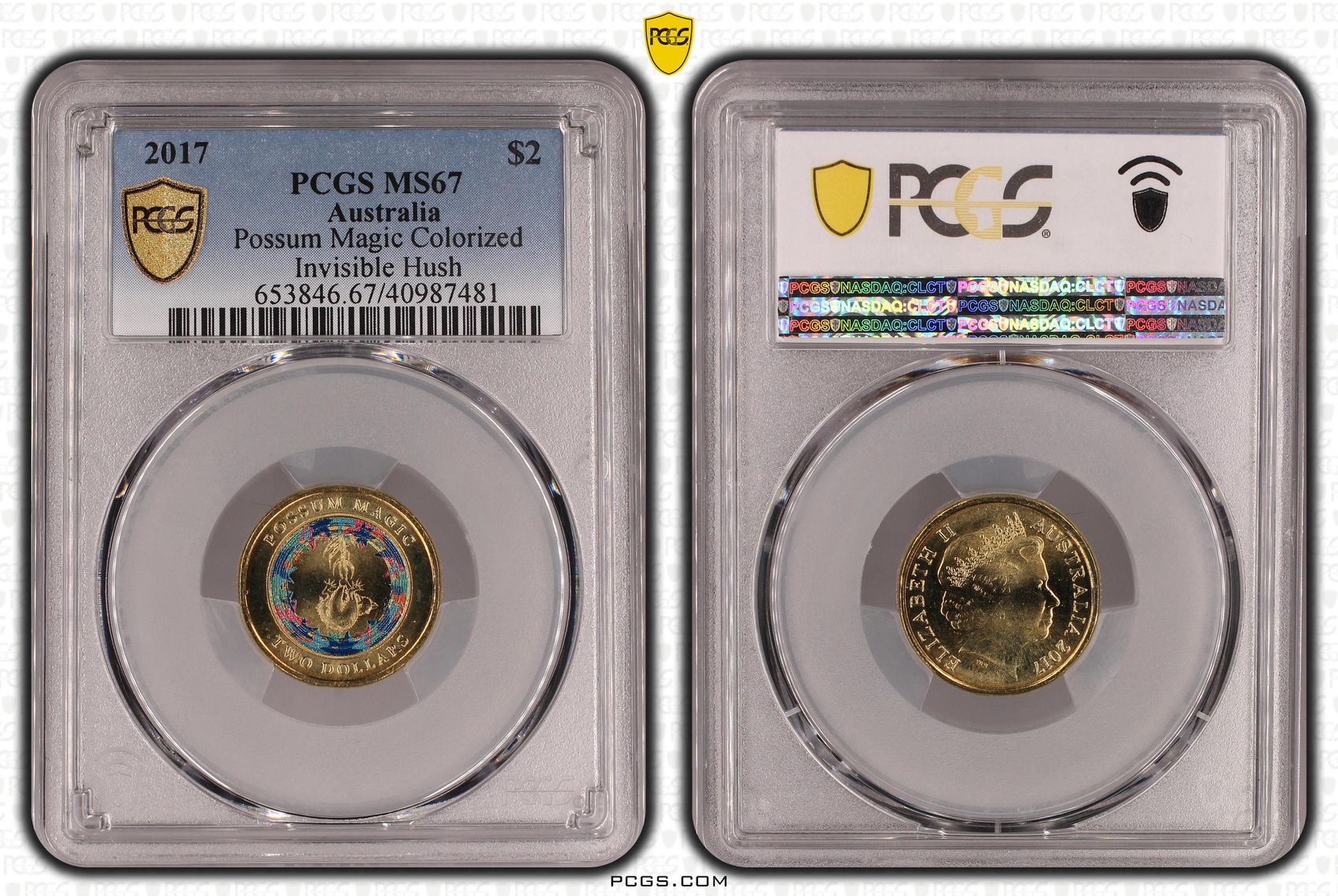 Elizabeth II, Two Dollar, 2017, MS67