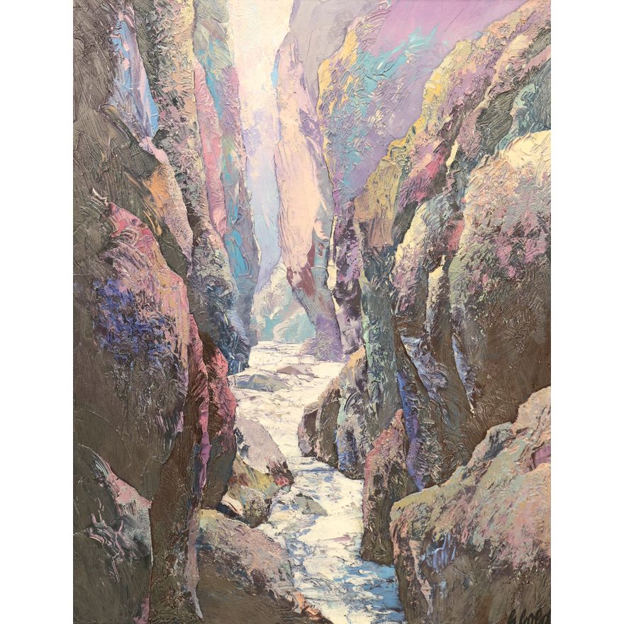 Hans Schiebold ''Naturgotik 9'' Large Acrylic