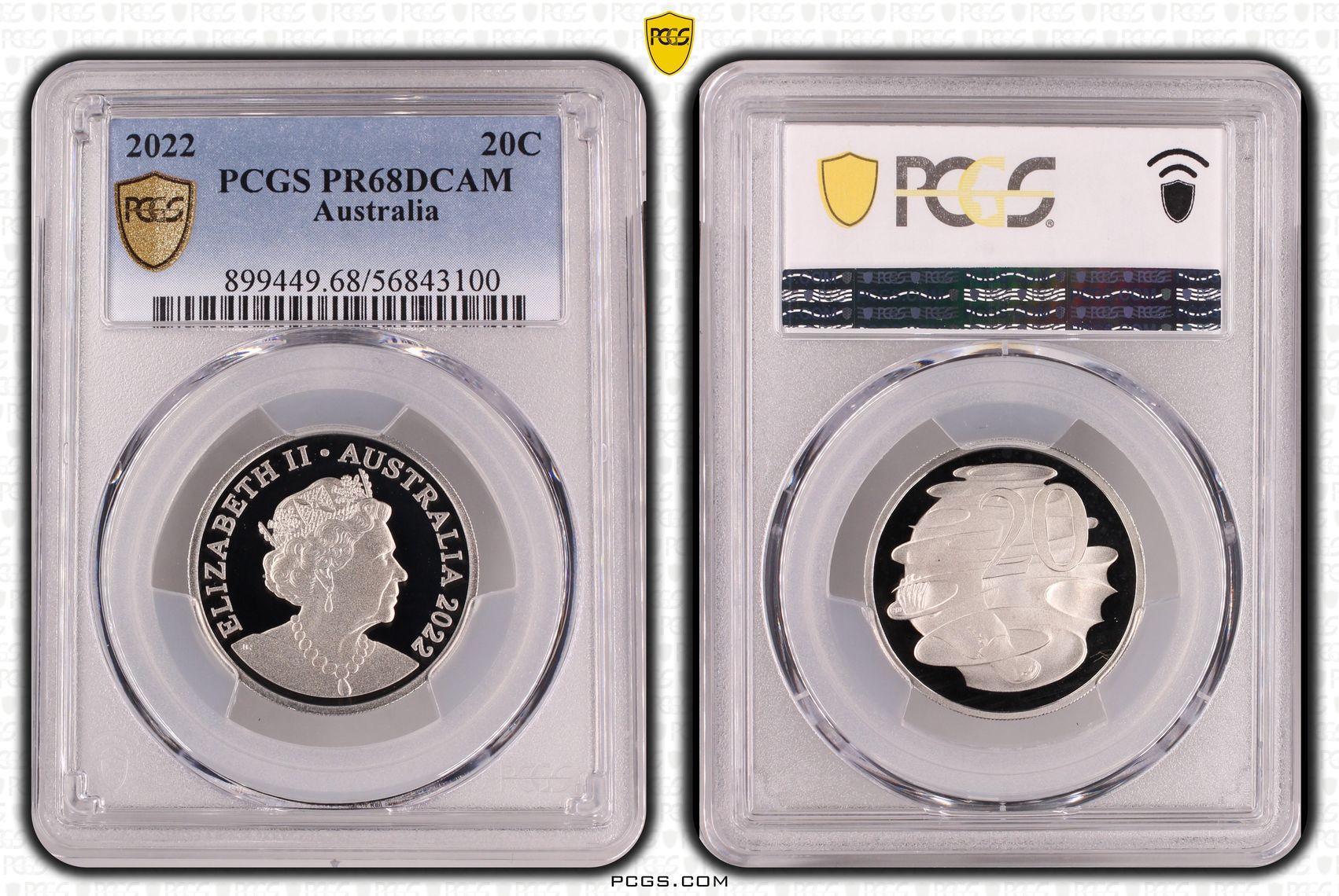 Twenty Cent, 2022, PR68DCAM