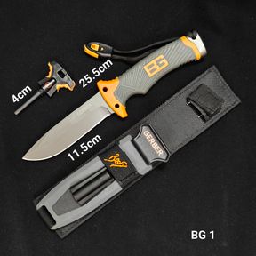 GERBER X BEAR GRYLLS ULTIMATE SURVIVAL KNIFE COMBO EDGE BG1 - 52055/33210
