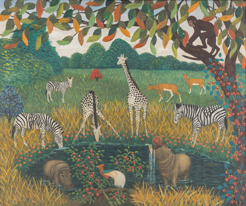 Lawrence Lebduska
(American, 1894-1966)
Safari, 1946