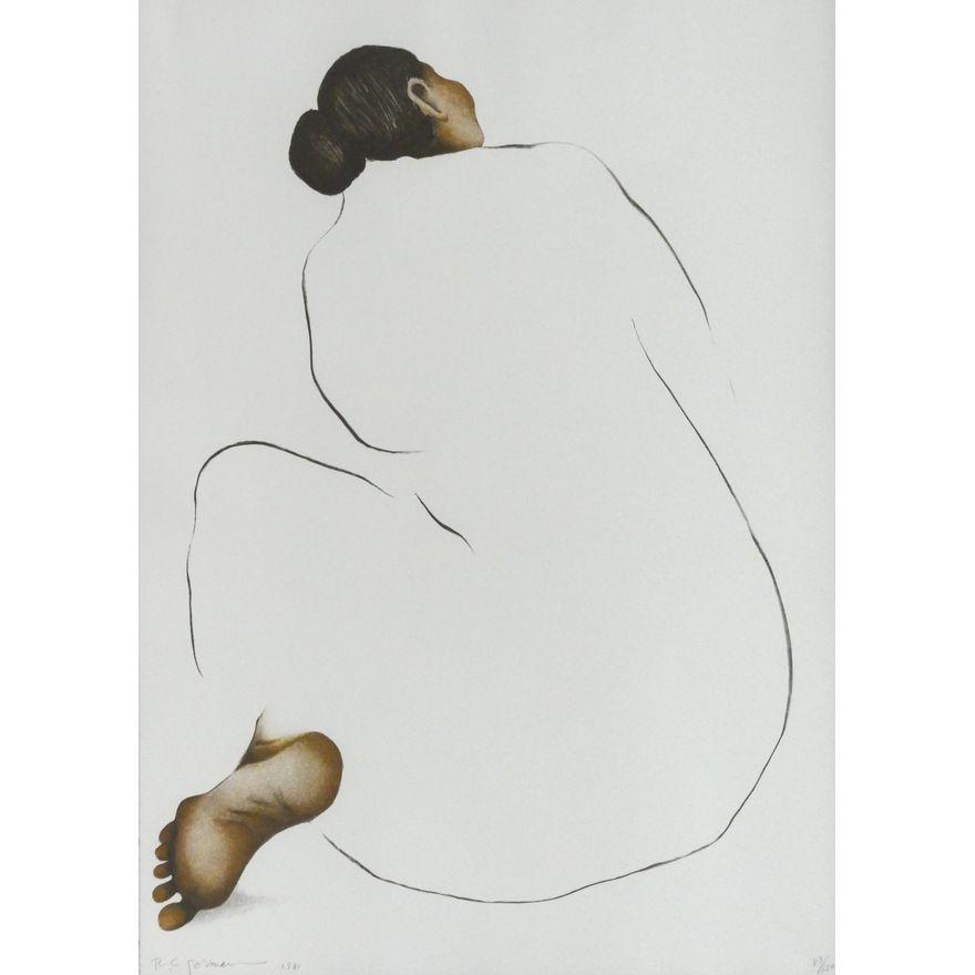 R.C. Gorman ''Kali'' 1981 Color Lithograph