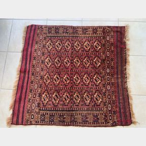 Persian Square Turkoman wall hanging rug - 50698/208
