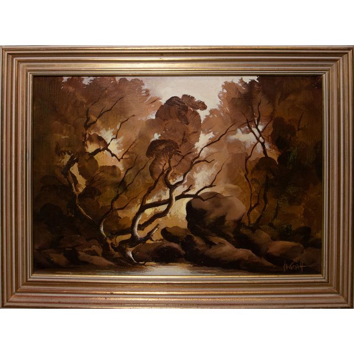 Jon De Graaff, 'Rock Pool (Forest Scene)',
