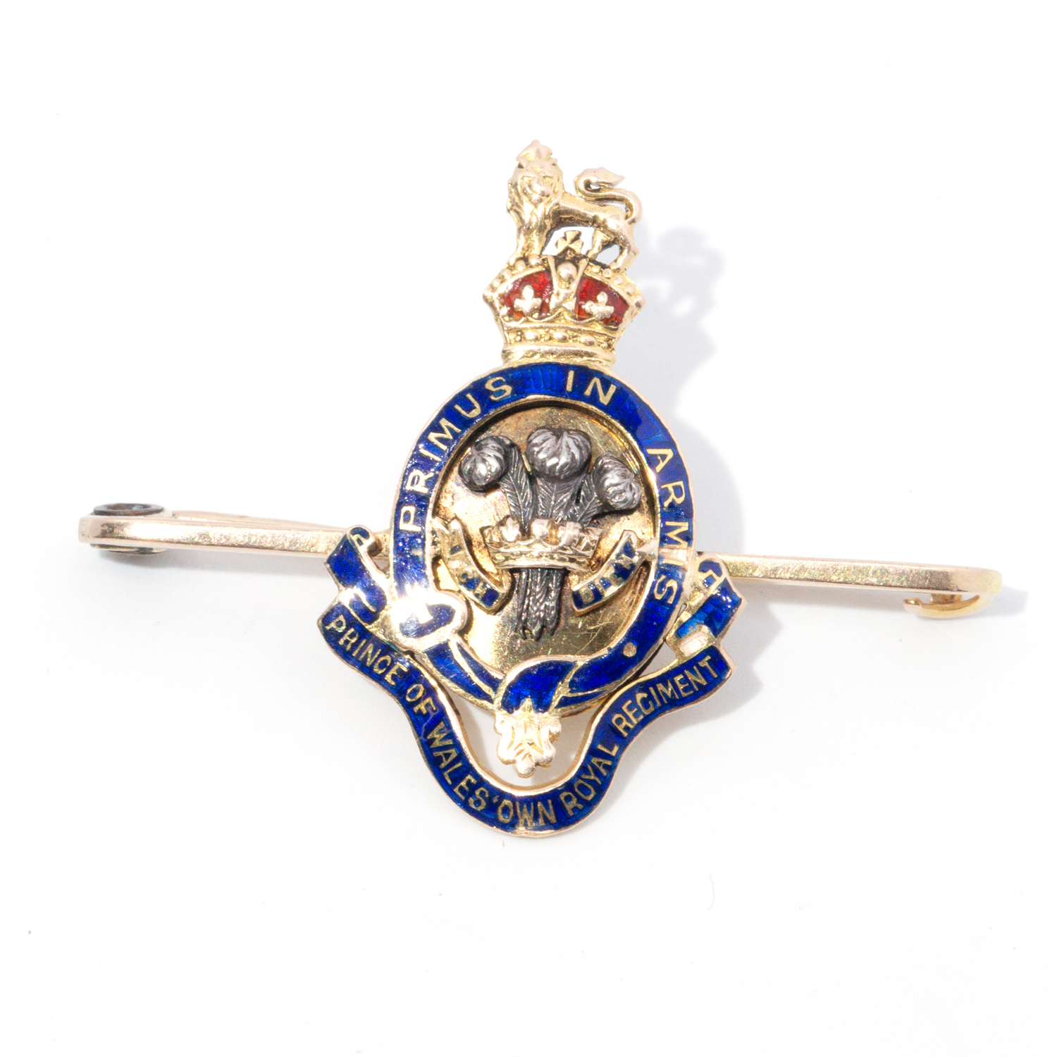 9ct Gold Military Badge