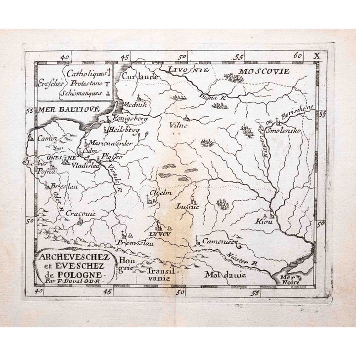 Pierre Duval | Archeveschez et eveschez de Pologne