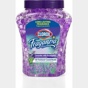 CLOROX FRAGANZIA AIR CARE AIR FRESHENER CRYSTAL BEADS IN LAVENDER WITH EUCALPYTUS SCENT SCENT,12 OZ LAVENDER EUCALYPTUS SCENTED AI