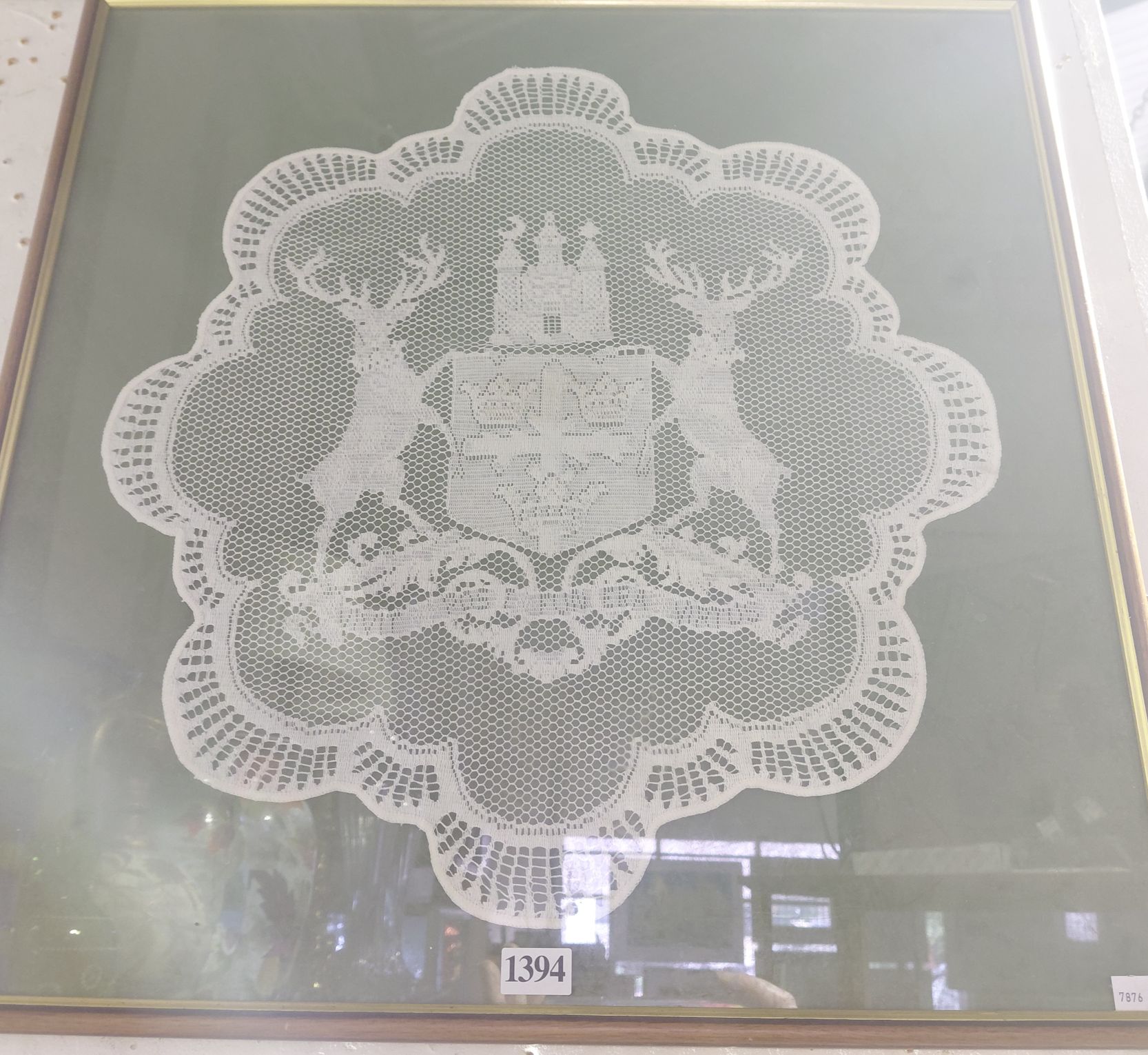 Nottingham Lace In Frame