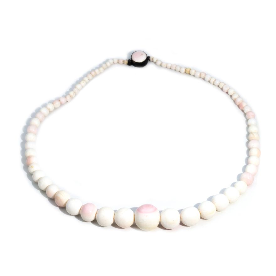 Italian Operculum Necklace 1950s