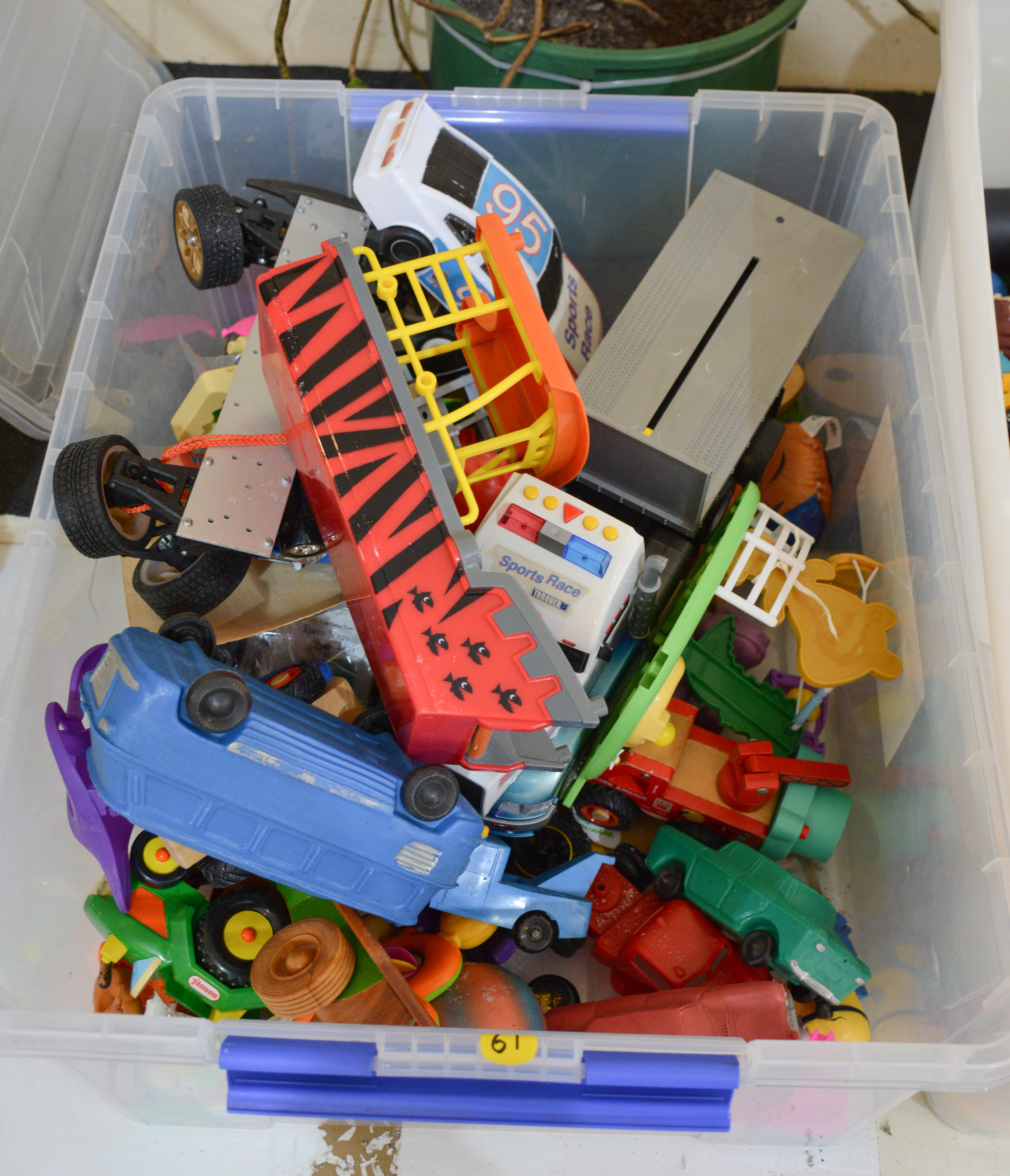 Collection of Toys in Box — sold at auction in New Zealand for $10