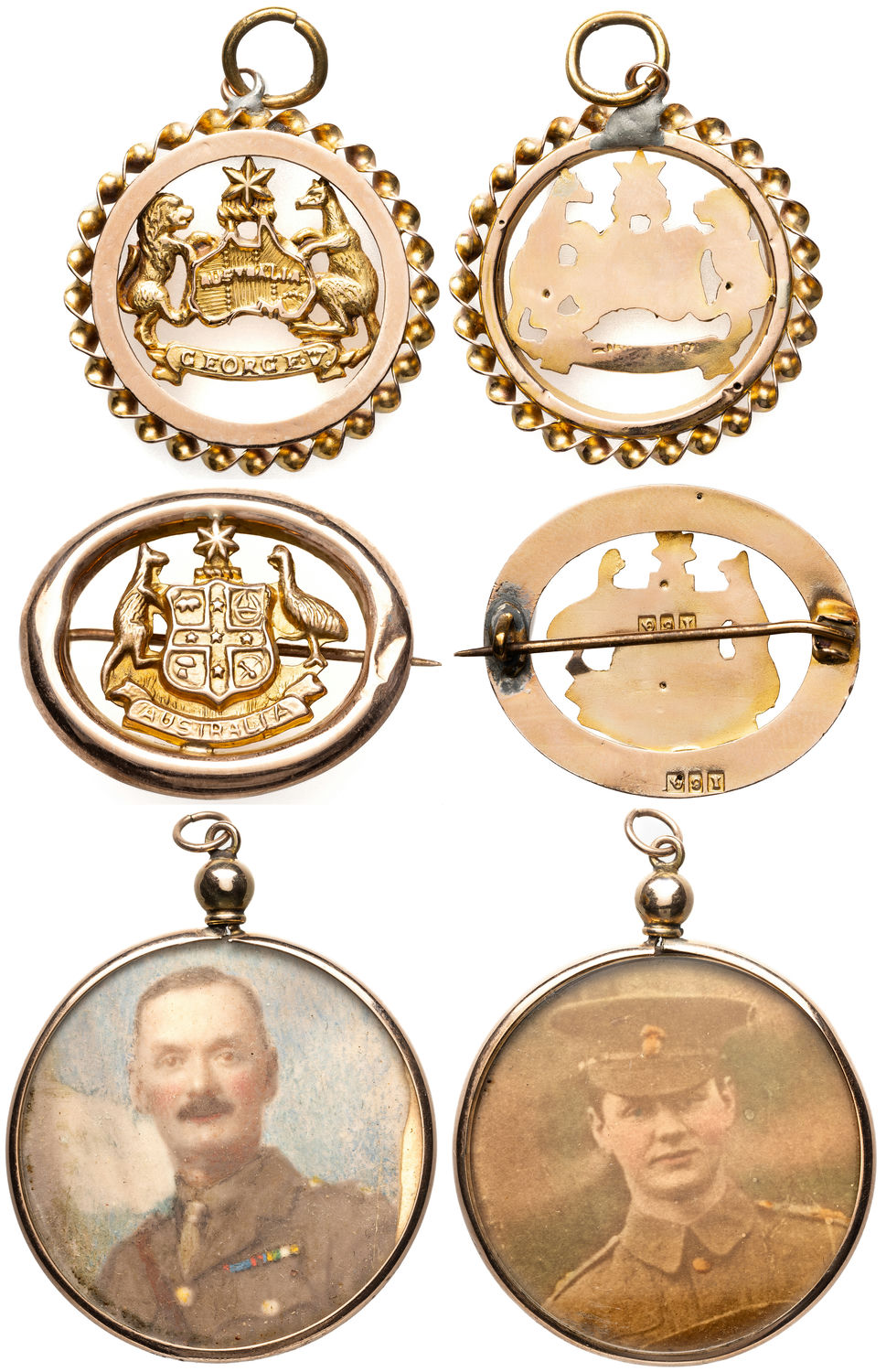 Australia Coat of Arms - Badge / Medallion, Early 1900s, EF