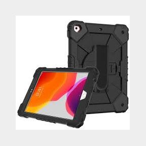 Shockproof Protective Case Compatible for iPad 8th 10.2 - Black - Bar 9902022599689 - 51748/15032