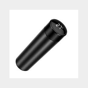 Smart Digital Temperature Display Touch Vacuum Insulated Flask - 500ml - Black - Bar 9902038875159- 51748/13723 SN B3 (S7)