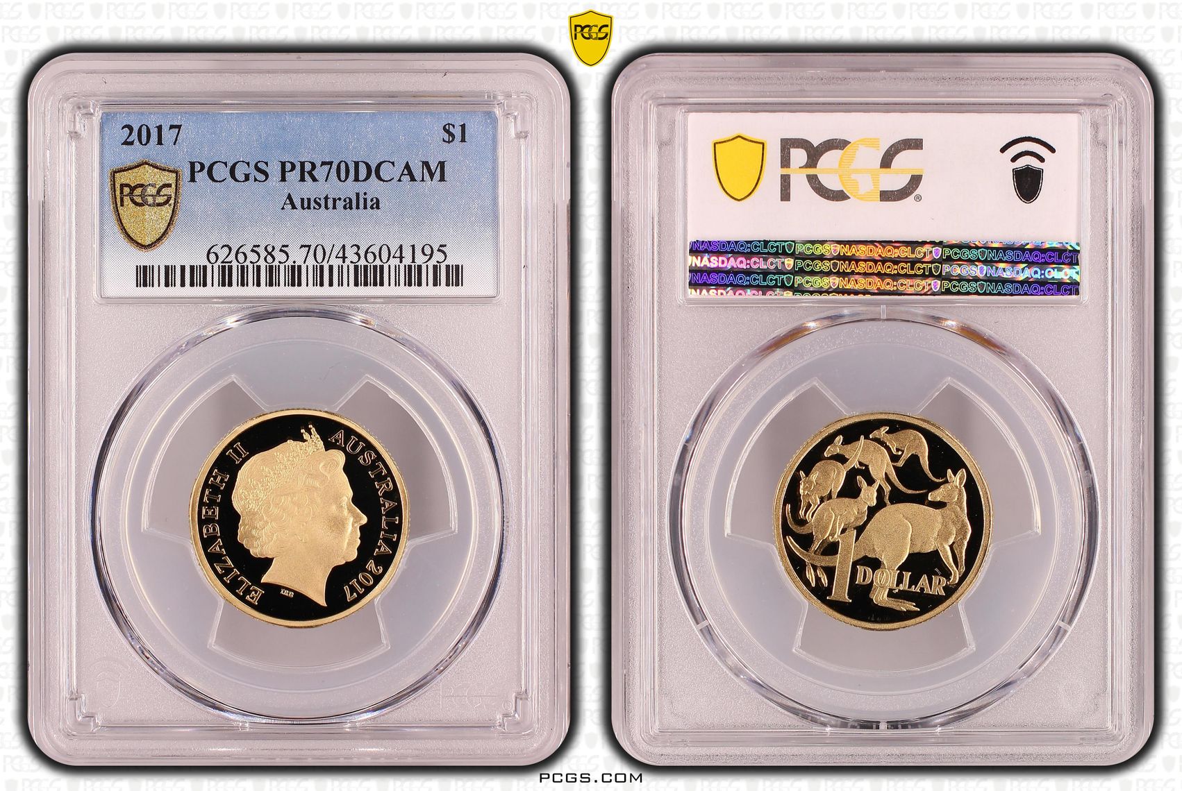 One Dollar, 2017, PCGS PR70DCAM