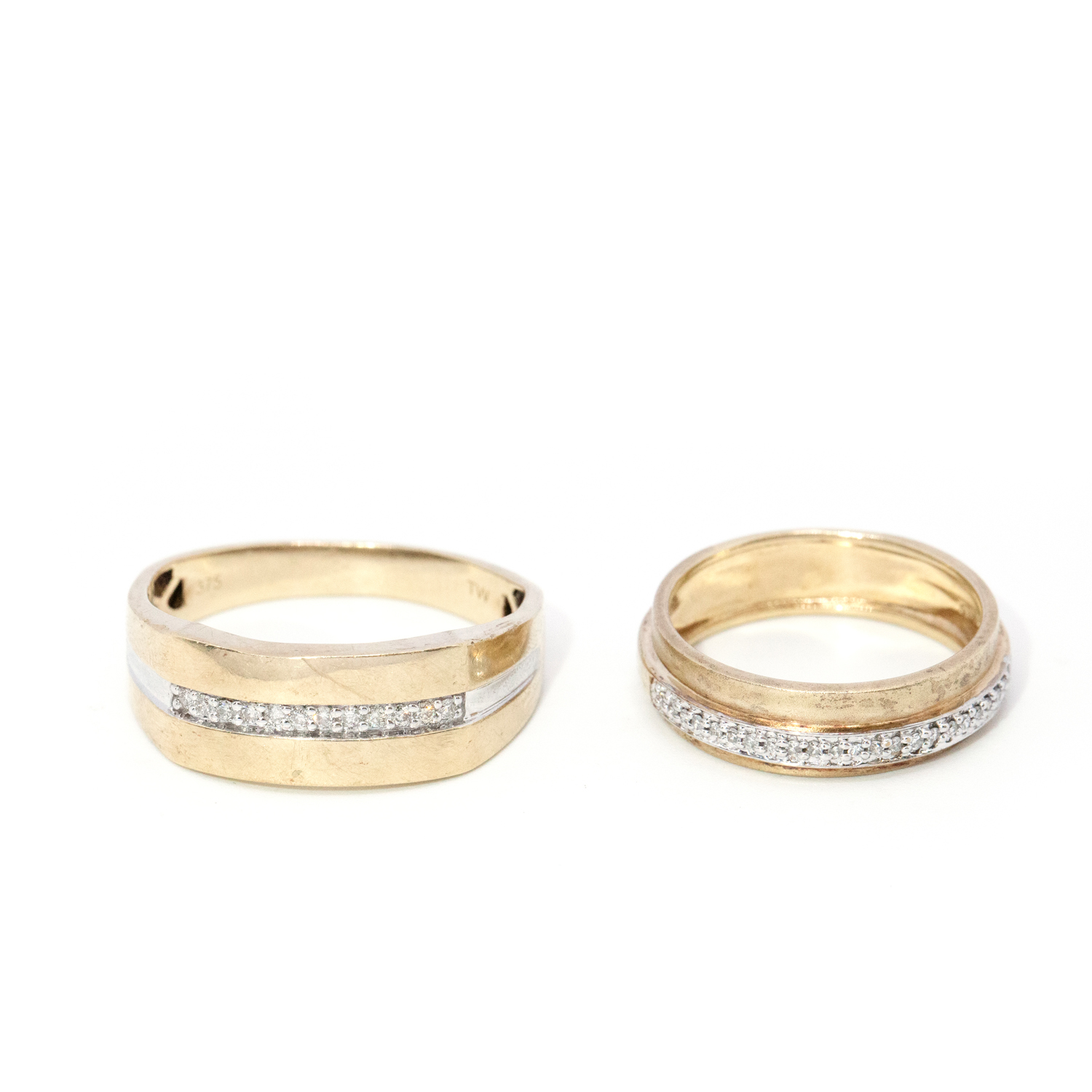Two 9ct Gold Rings