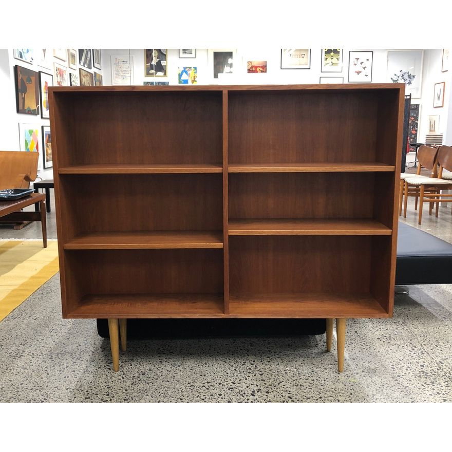 Mid-century Danish teak bookcase