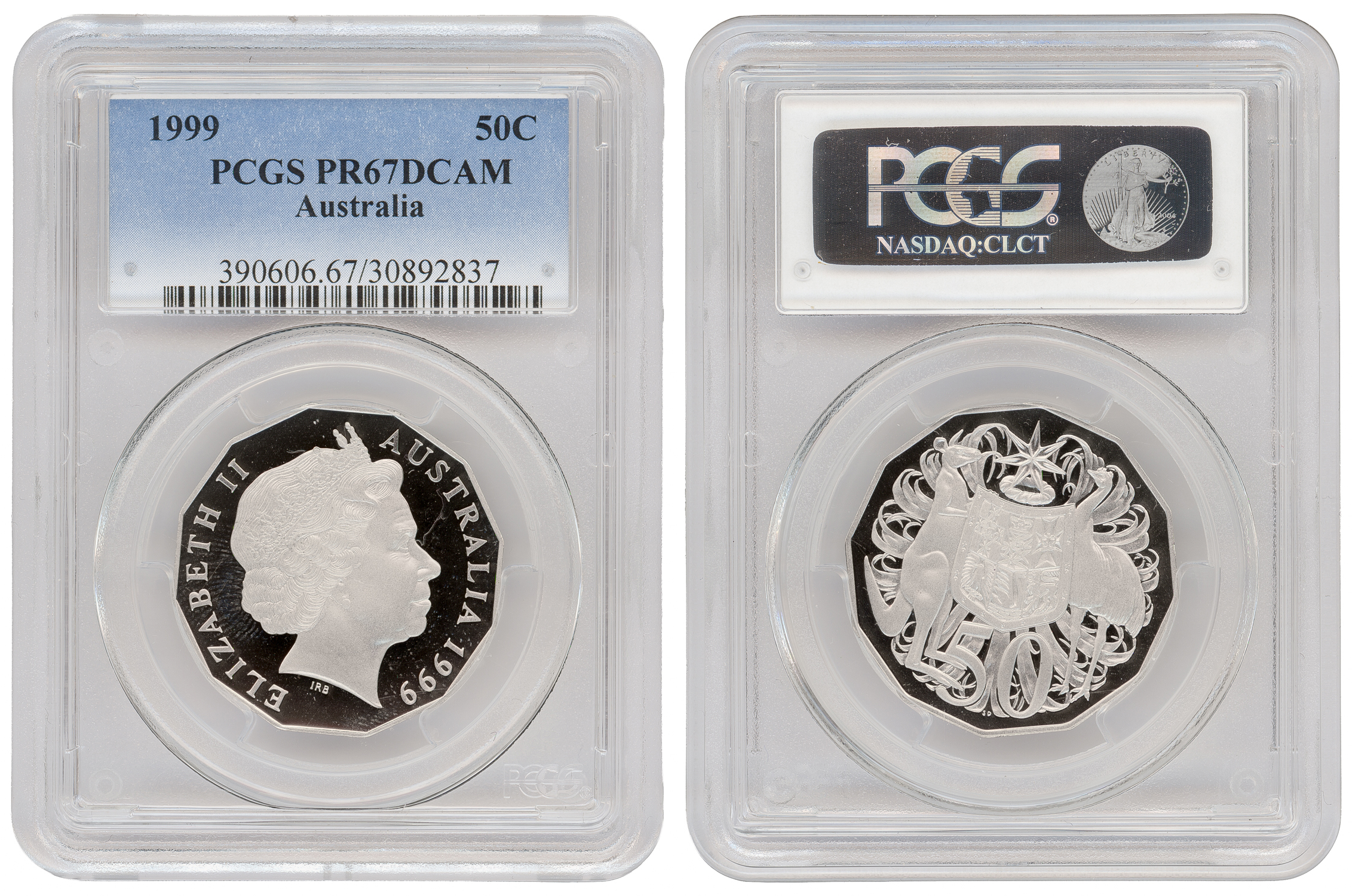 Fifty Cent, 1999, PCGS PR67DCAM