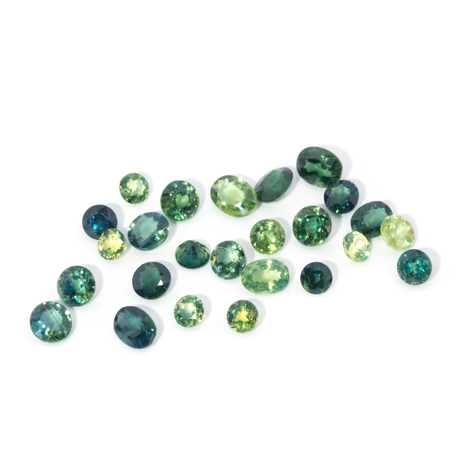 35 · Australian Green Blue Sapphires