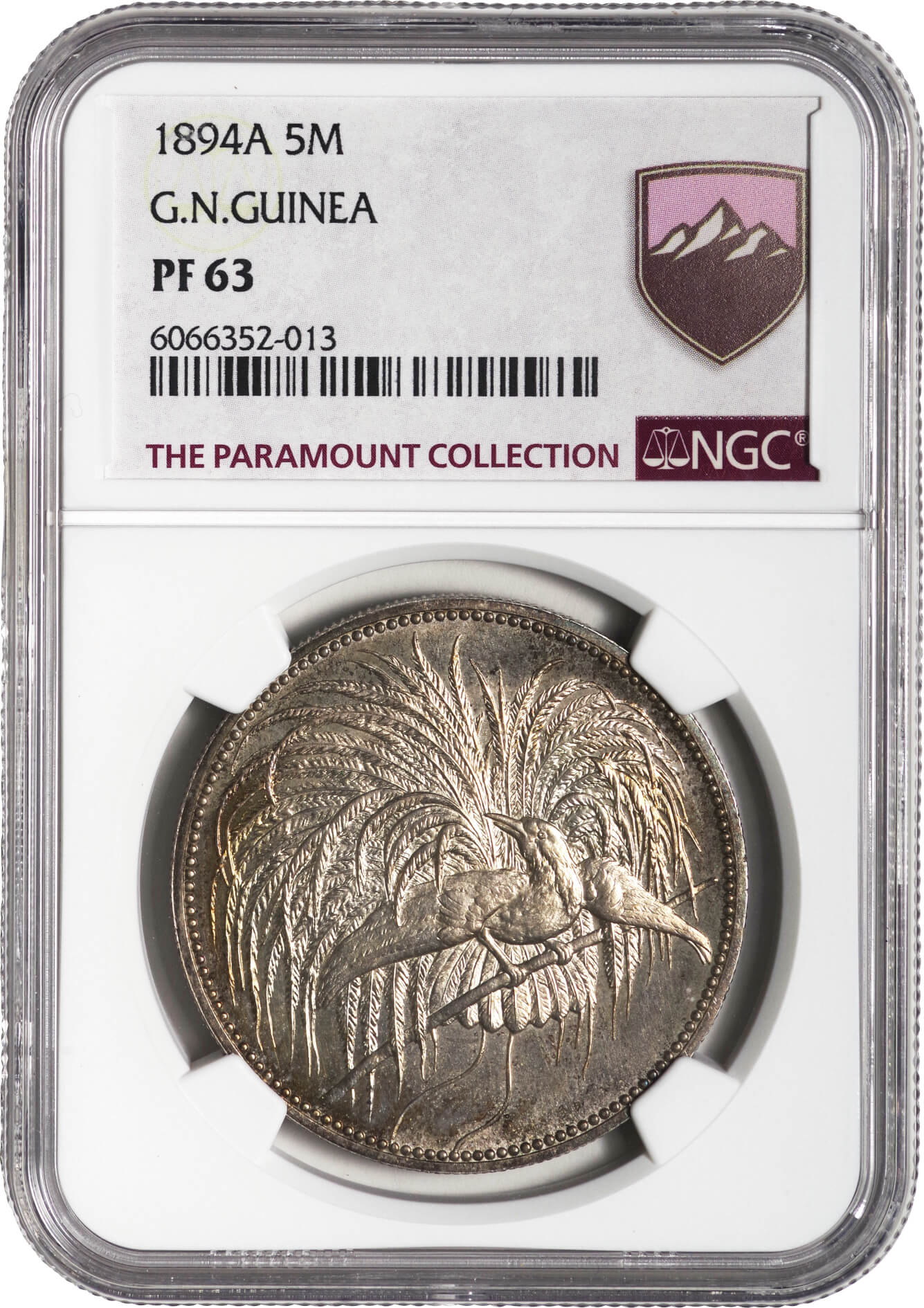 ドイツ1903年5マルクNGC MS63