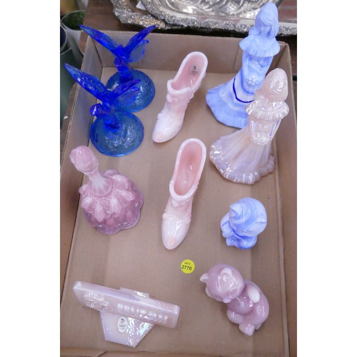 Box 10pc Fenton Glass