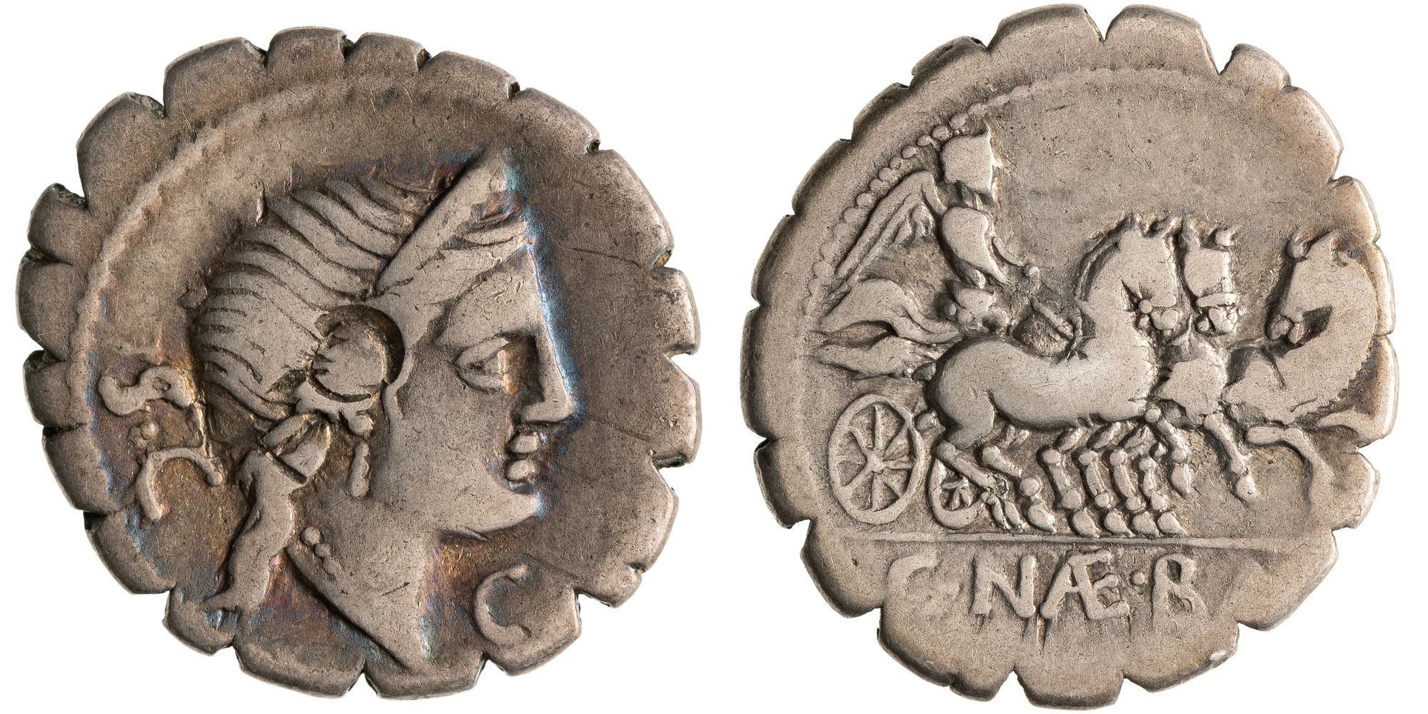 Naevia, Denarius, 79 BC, aVF