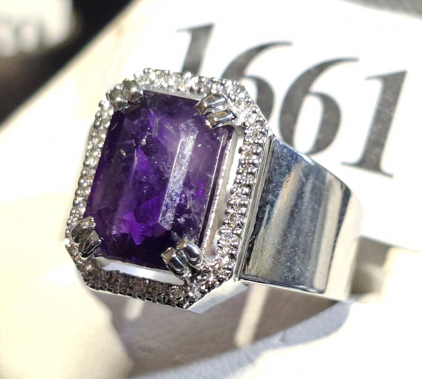Amythest Dress Ring