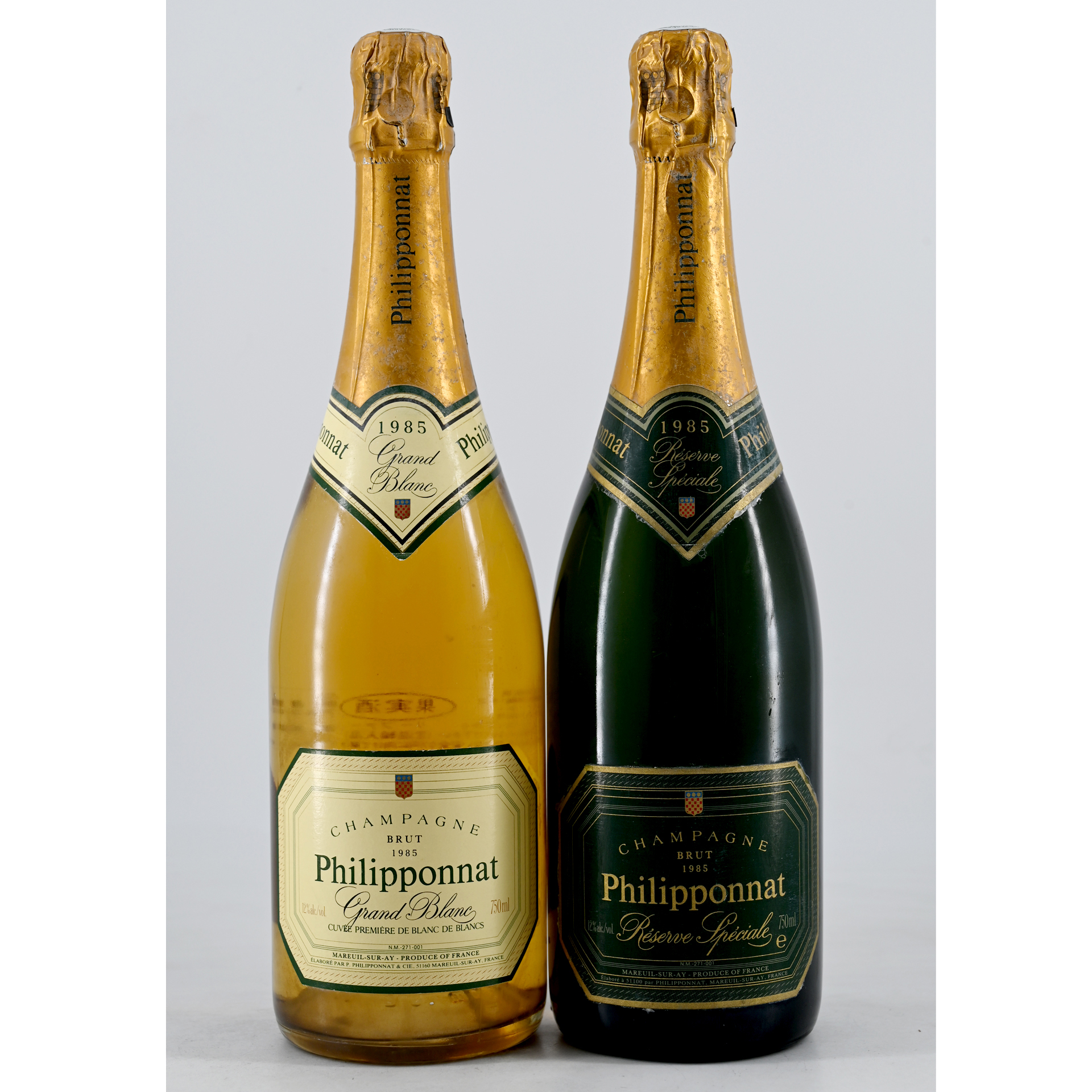 Philipponnat – Grand Blanc Blanc de Blancs & Réservé Spéciale 1985