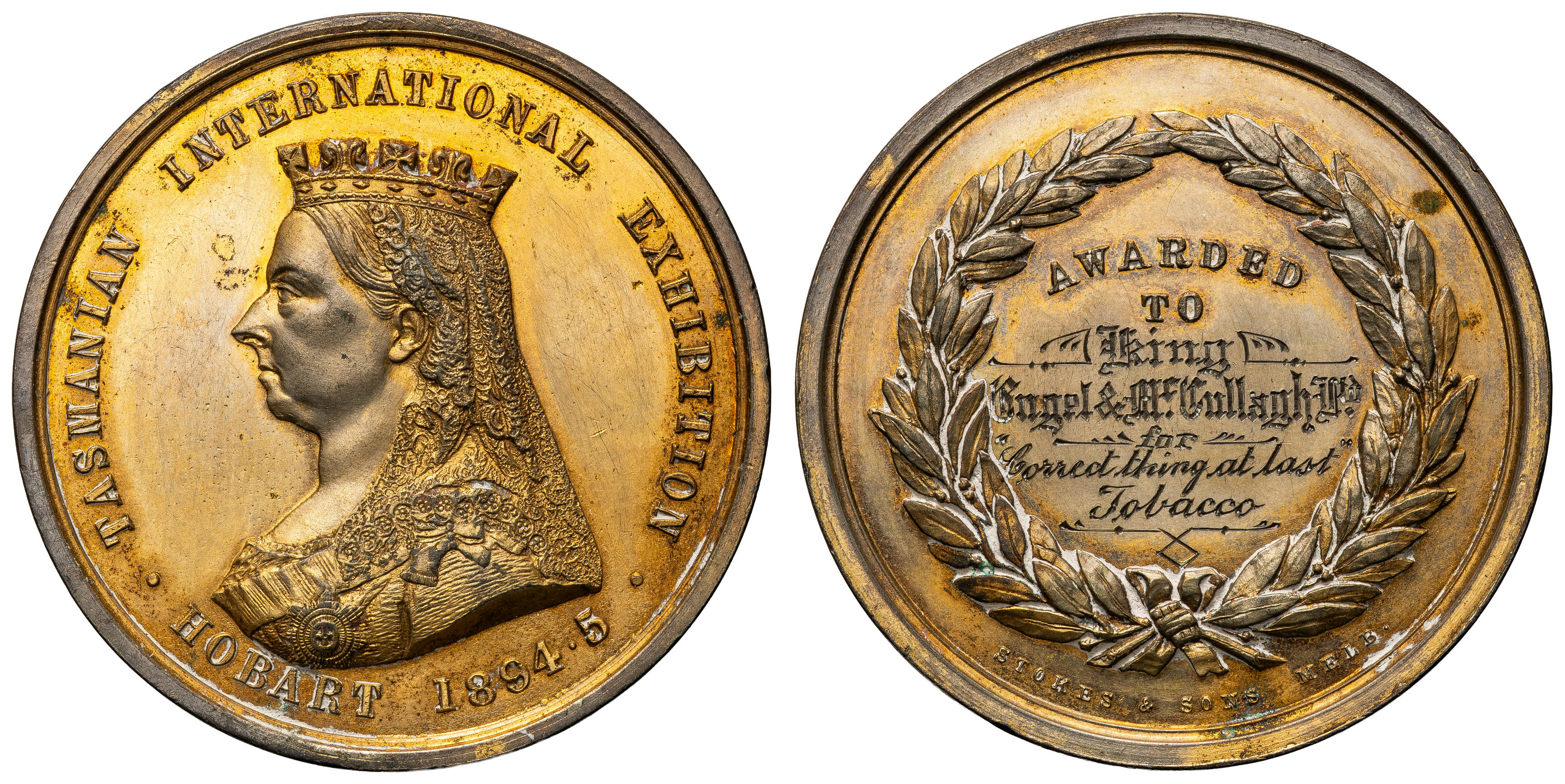 Tasmanian International Exhibition, 1894-5, gVF