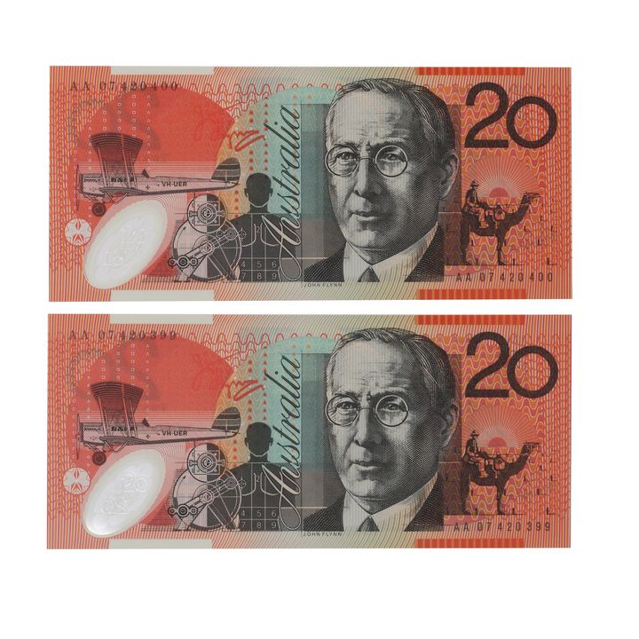 First Prefix - Stevens/Henry, Twenty Dollar, 2007 Uncirculated