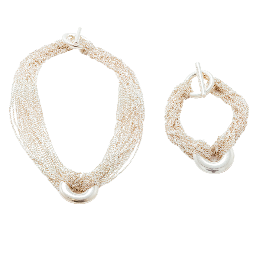 GARGANTILLA Y PULSERA MARCA TIFFANY & CO.