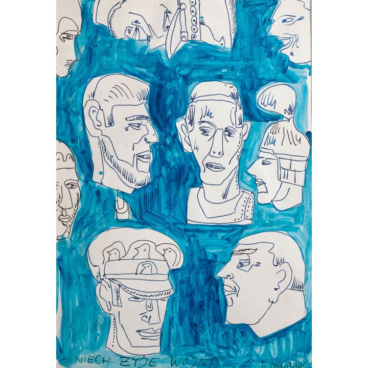 Edward Dwurnik | Niech żyje wojna, 1990