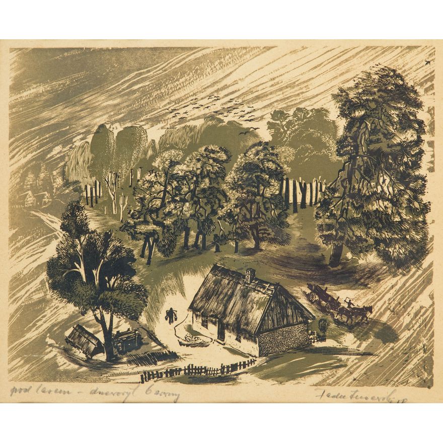 Tadeusz Tuszewski | Pod lasem, 1958 r.