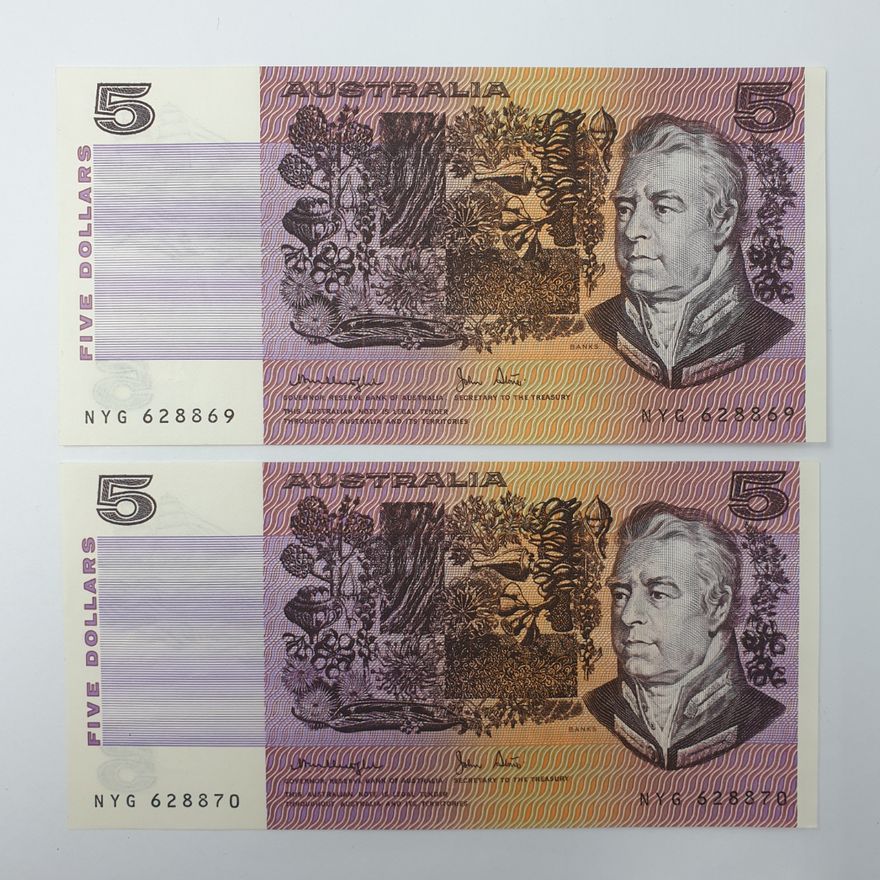 Consec. K/S $5 Notes