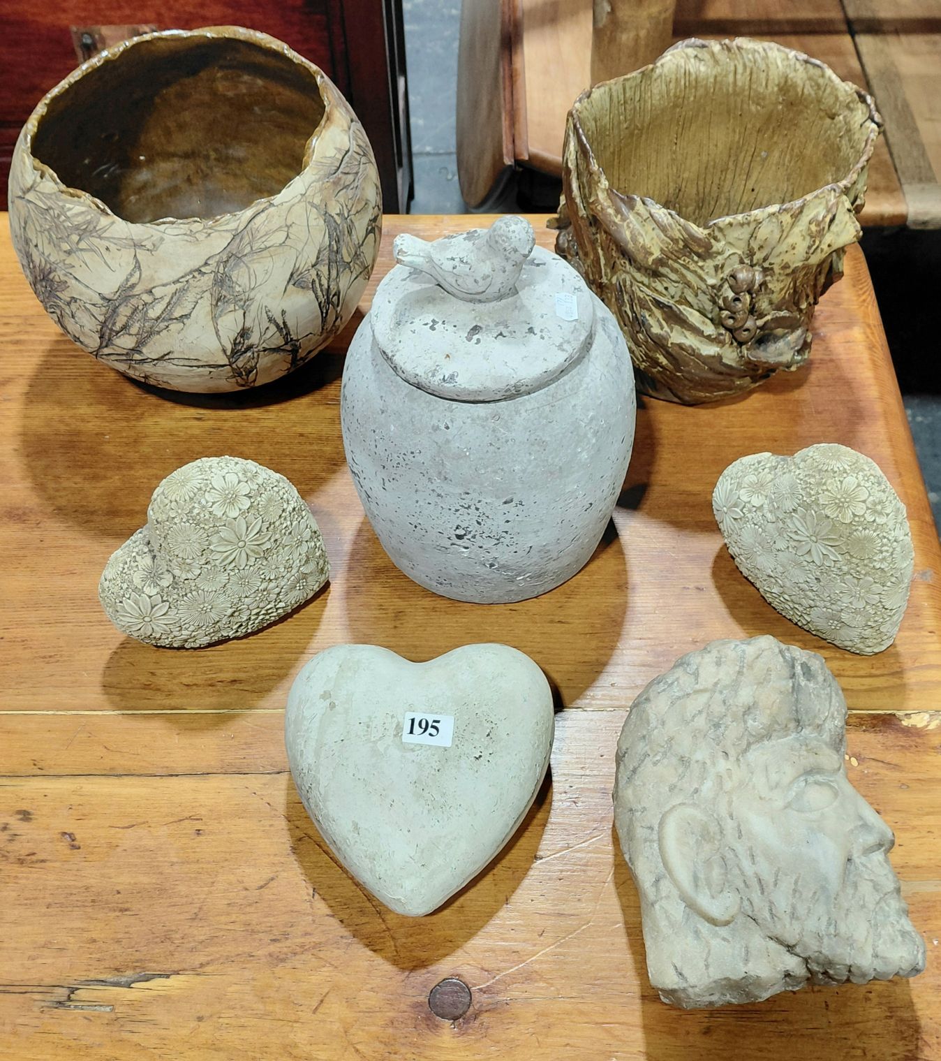 195 · ART POTTERY AND CARVING