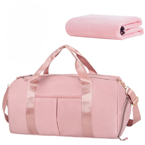 35L Gym Duffel Bag Set with Microfiber Sport Bath Towel |