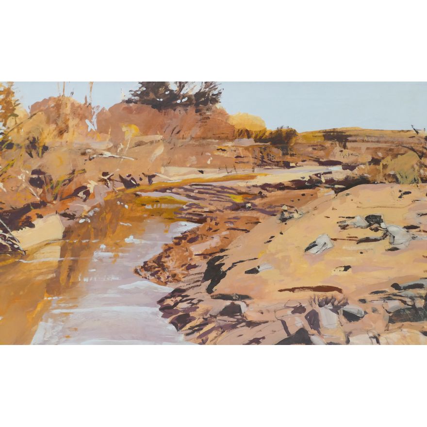 Forrest Moses ''Desert Water at Abiquiu #3'' Oil