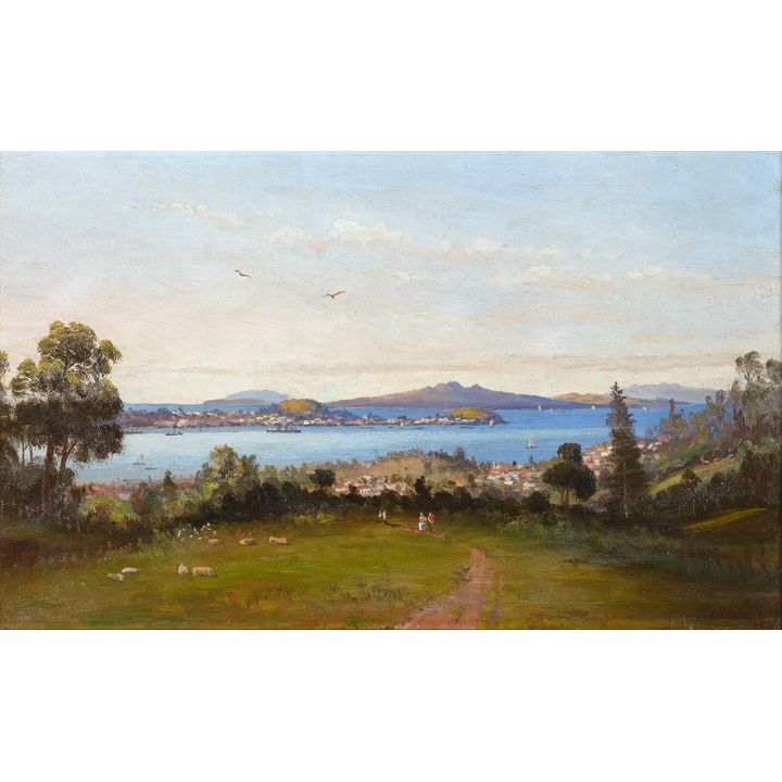 Charles Blomfield 'Auckland from the Domain'