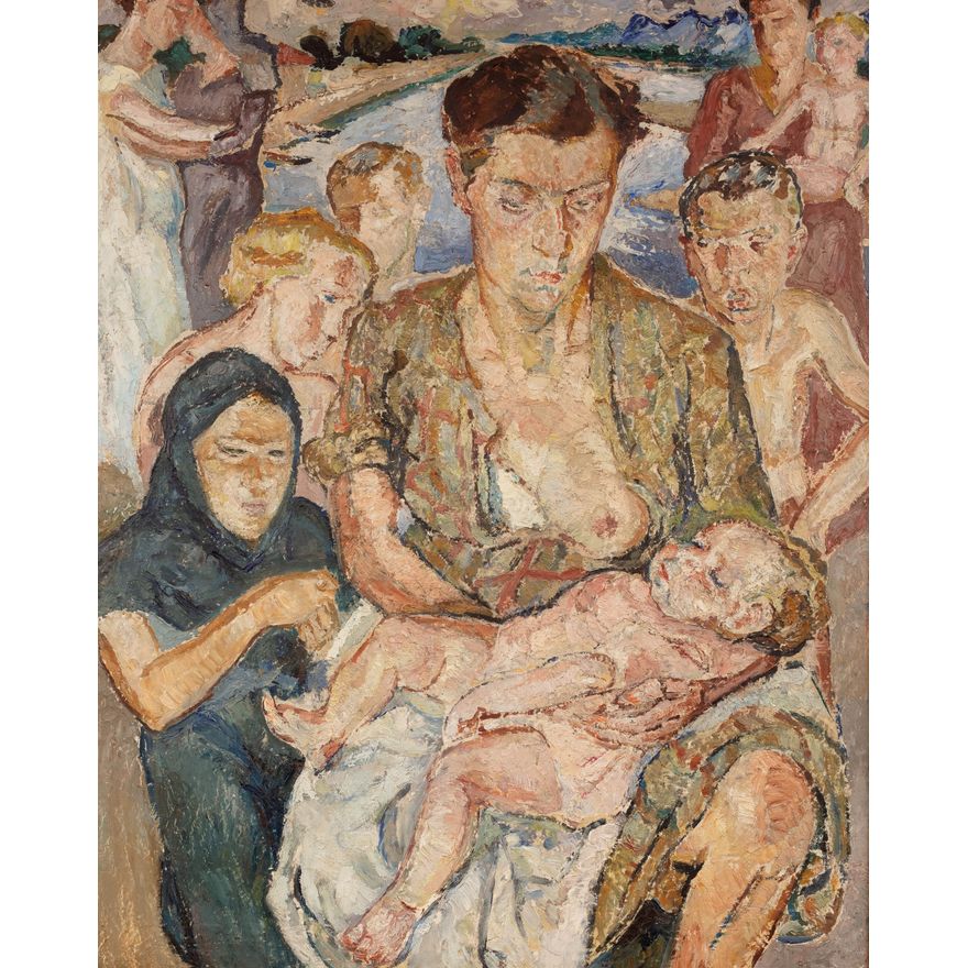 Mela Muter | Macierzyństwo, lata. ok. 1940–1950