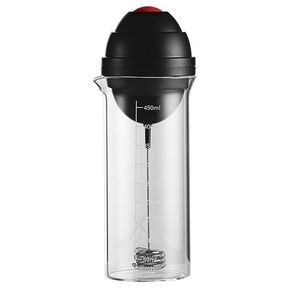 Transparent Borosilicate Glass Milk Frother-450ml |