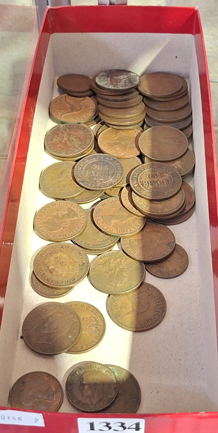 Australian And English Copper Pennys