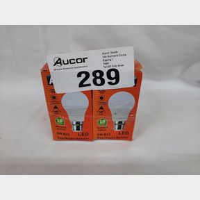 AUSMA 4 PACK 9W B22 LED LIGHT BULB WITH DY/NIGHT SENSOR