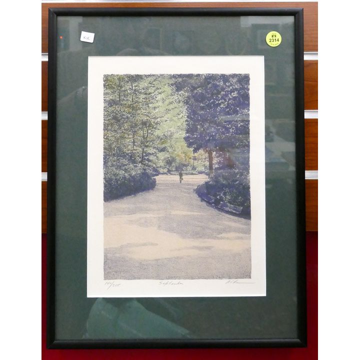Harold Altman 'September' S/N Lithograph Framed- 16x12''