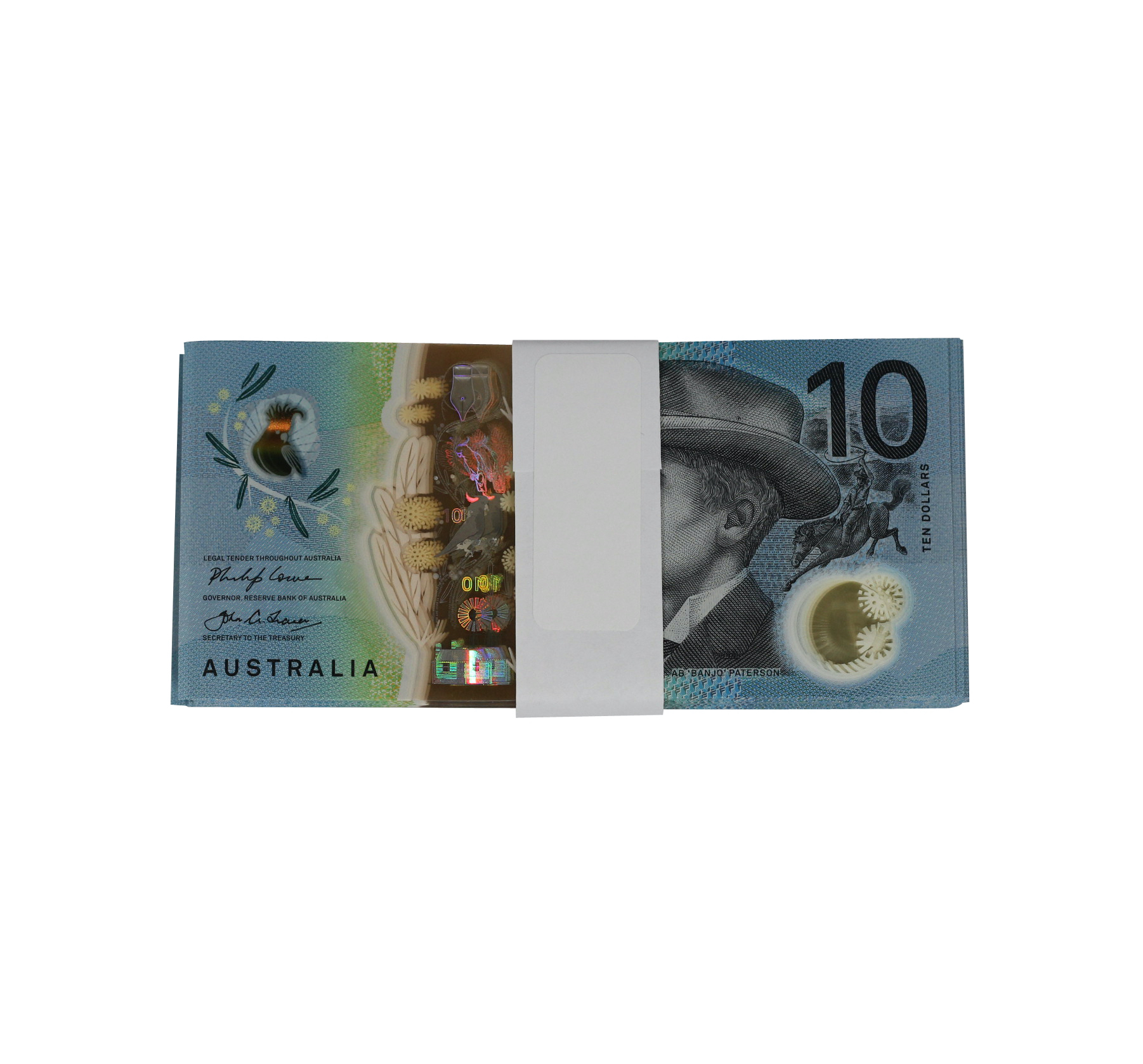 2191. · Bundle, Lowe/Fraser, Ten Dollars,  2017, UNC