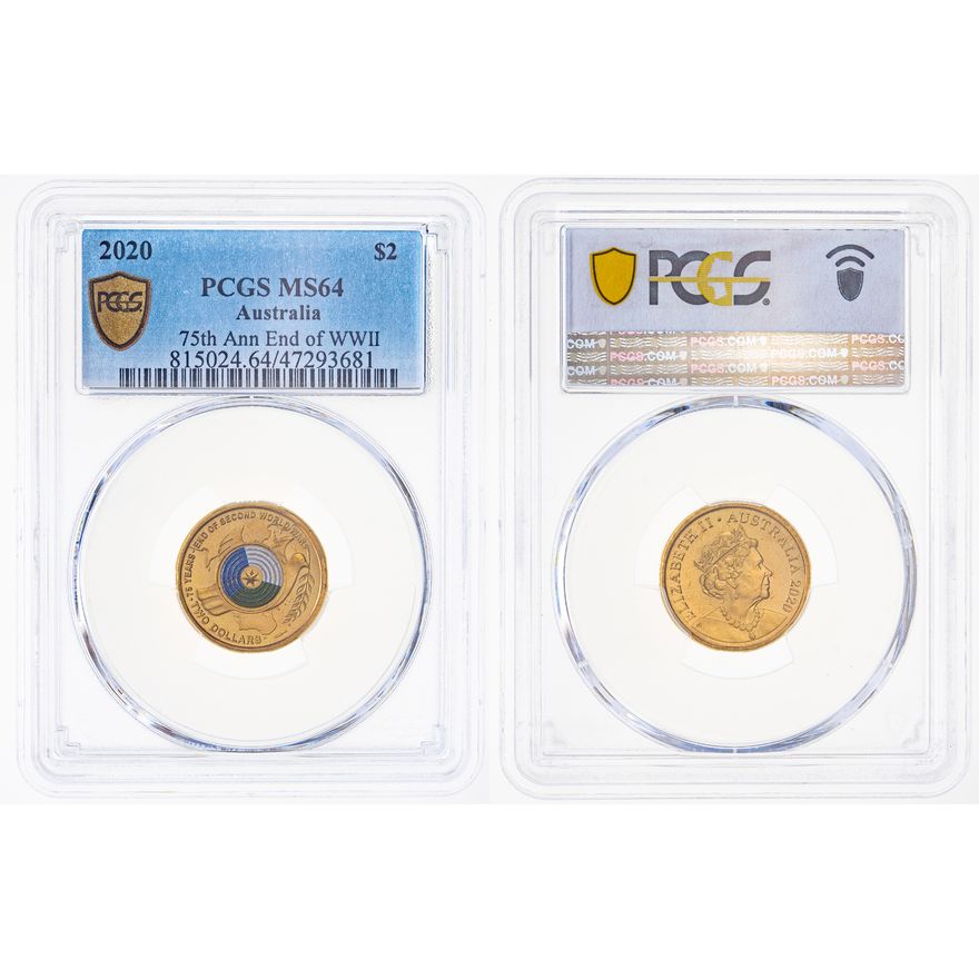 75th Ann End of WWII, Two Dollar, 2020, PCGS MS 64