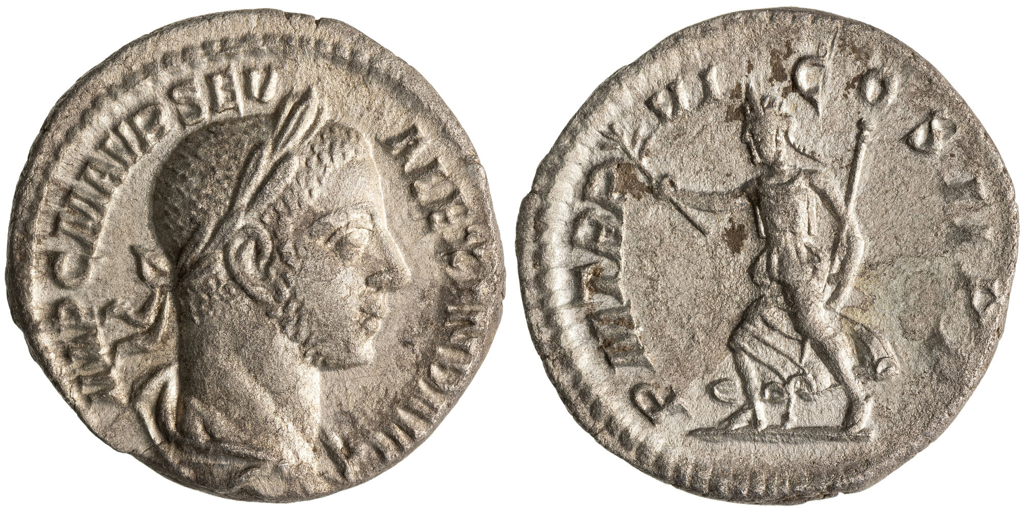 Severus Alexander, Denarius, 222 - 235 AD, VF