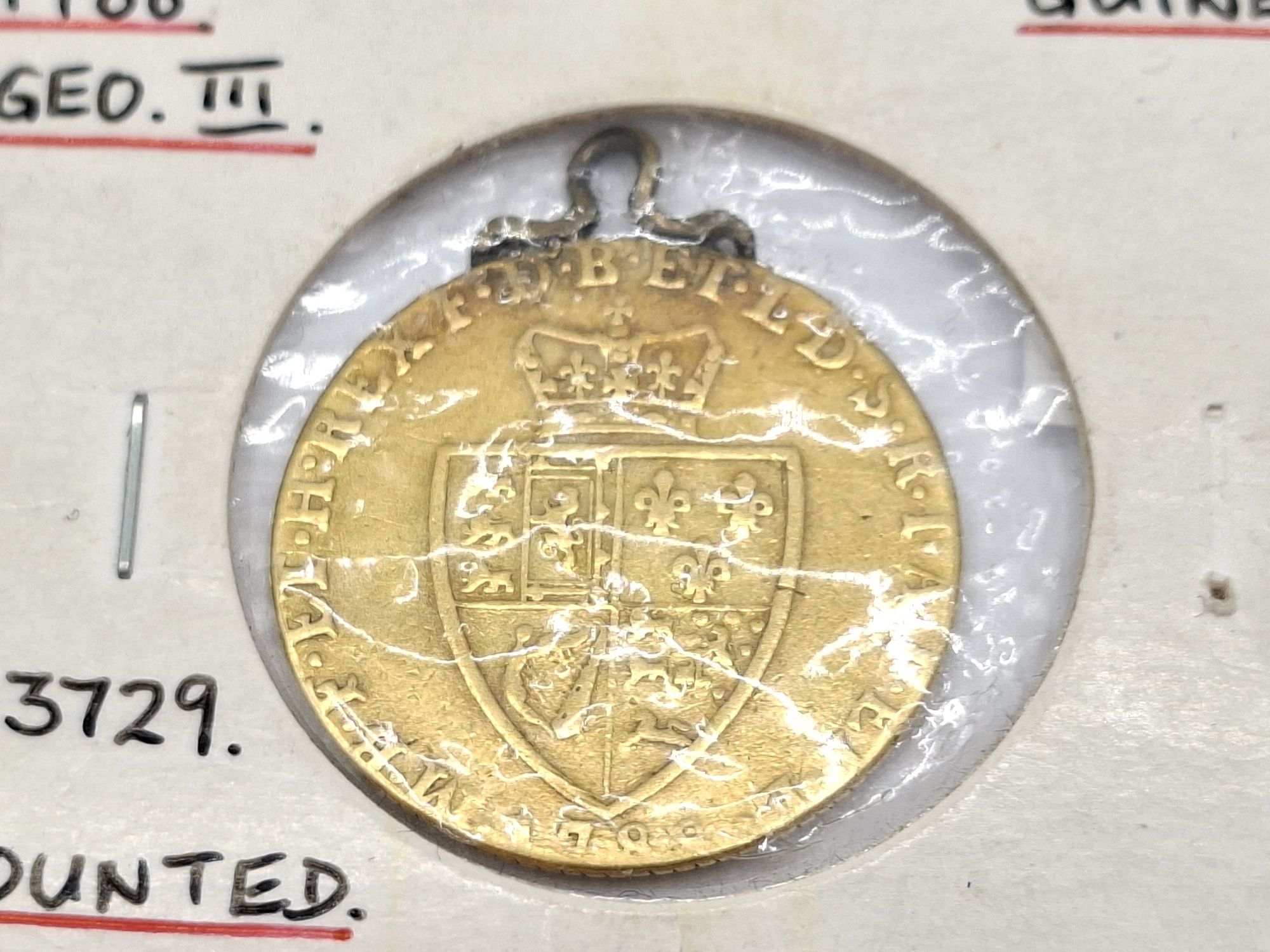 GEORGIAN 22CT GOLD GUINEA